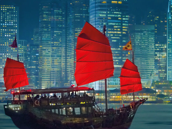 Norte y Sur de China fin Hong Kong